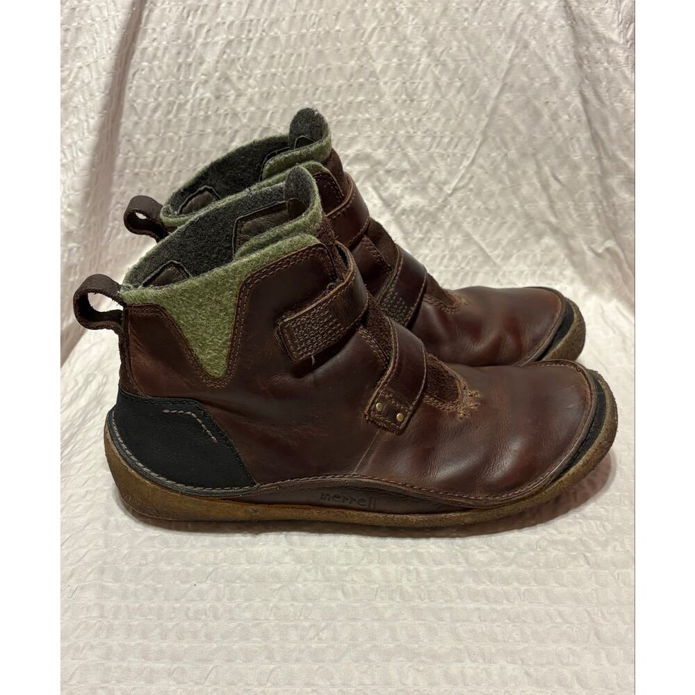 VTG Merrell Women’s 10 Brown Leather Insulated Cold Weather Hiking Trail Boots